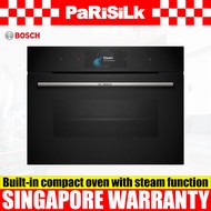 (Bulky) Bosch CSG7584B1 Built-in compact oven with steam function 60 x 45 cm Black