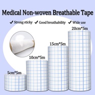 1 Roll Non-woven Wound Dressing Spunlace Fixing Tape Adhesive Breathable Tape Fixation Bandage
