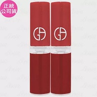 GIORGIO ARMANI 奢華絲絨訂製唇萃 試用盤(#400 Lip Maestro)(1.5ml)*2(公司貨)