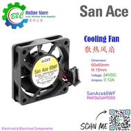 San Ace 60WF 9WF0624H7D03 Sanyo Denki Cooling Fan Fanuc Servo Amp DC24V 0.12A A90L-0001-0511 三洋 发那科 