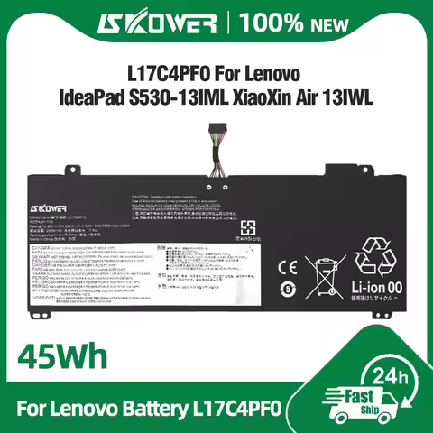 SKOWER L17C4PF0 L17M4PF0 Battery for Lenovo Xiaoxin Air 13IML IdeaPad S530-13IWL