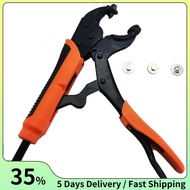 Snap Fastener Kit Adjustable Pliers for Snap Buttons Snap Fastener Tool Kit with Snap Button Set for
