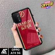 Case OPPO A74 5G - Casing  OPPO A74 5G  Case 3D Terbaru 2022 AEROSTORE.ID [ ROKOK ] Soft Case Glass 