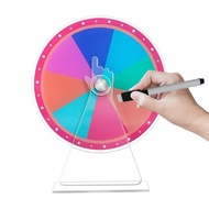 Spin Prize Wheel Dry Erase Spin Wheel Spinner Game Color Roulette Wheel Stand Included Tabletop Priz