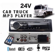 24V Car Truck Single Din MP3 Bluetooth Player