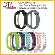 Huawei Honor 4 Running / Huawei Band 4e 3e Smart Watch Replacement Sport Strap Wristband