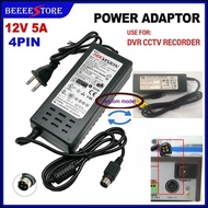 Hikvision 4 PIN 12V 5A 60W AC Adapter Power Supply Power Adaptor DVR CCTV Security Recorder -  YW120