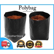 Black Polybag UV Thick Fertigasi Polibag Hitam Nursery Plastik