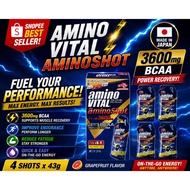 Ajinomoto Amino Vital Amino Shot Grapefruit Flavor bags Amino Acids BCAA Nutritional