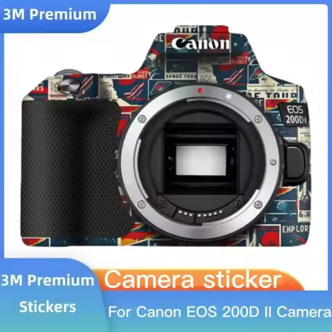 For Canon EOS 250D / Rebel SL3 / 200D II Camera Anti-Scratch Sticker Coat Wrap Protective Film Body 