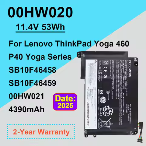 00HW020 Laptop Battery For Lenovo ThinkPad Yoga 460 20EL/P40 Yoga 20GQ 20GR 00HW021 SB10F46458 SB10F