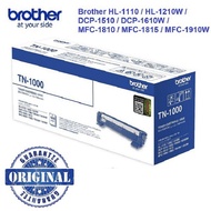 Brother Original TN-1000 Toner Cartridge For Printer HL-1110 / HL-1210W / DCP-1510 / DCP-1610W TN100