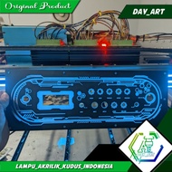Translucent acrylic audio Panel for zk am100f karaoke
