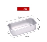Rectangular Aluminum Bread Cake Mold Loaf Pan for Brownie Snow Toast Cheese Baking Bakeware Sizes A0