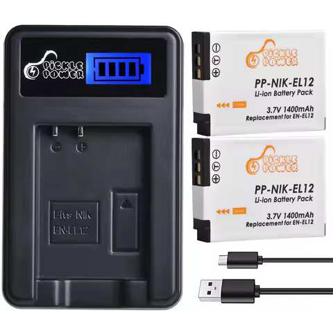 EN-EL12 Battery for Nikon CoolPix S610 S610c S620 S630 S710 S1000pj P300 P310 P330 S6200 S6300 S9400
