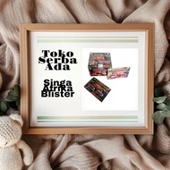 3D Frame "Sangga afrika capsule"special- Design ELEGAN, White Color, Depth 2.5cm