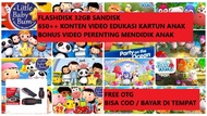 Flashdisk Video edukasi Anak Pintar 32 GB FREE OTG - BISA BAYAR DITEMPAT - BADANAMU - BABY SHARK - C