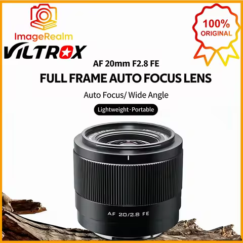 VILTROX 20mm F2.8 Full Frame Camera Lens Auto Focus Ultra Wide Angle for Sony E Nikon Z Sony ZV-E1 A