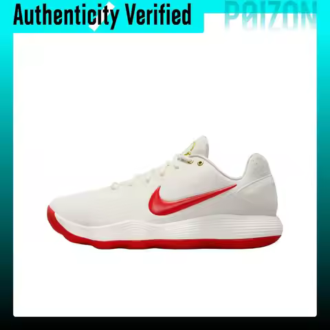 Nike Hyperdunk 2017 Slip Resistant Abrasion Resistant Low top Basketball Shoes Men's White Red IB463