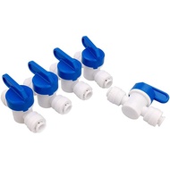 1/4, 3/8 port water purifier, two, three-way ball valve switch