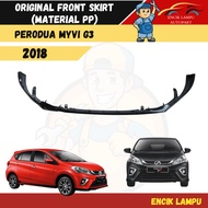 Perodua Myvi 2018 G3 Original & Oem  Front Bumper Skirt  PP Material 100% New High Quality