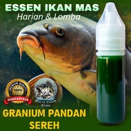 Essen Khusus Ikan Mas Harian Dan Lomba Paling Gacor Essen Khusus Ikan Mas Aroma Granium Pandan Sereh