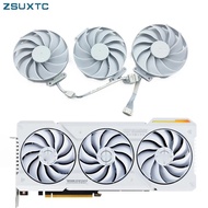 CF9015U12D 7PIN RTX4070 Ti GPU Replacement Fan for Asus GeForce RTX 4070 Ti SUPER TUF WHITE OC graph