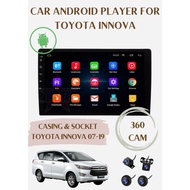 Android Player Package Promotion For TOYOTA INNOVA 07-19 With 360 Camera