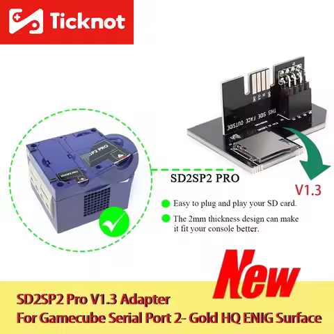TF SD Card Reader SD2SP2 Pro For Gamecube V1.3 SD2SP2 Pro Adapter For Nintendo Gamecube Serial Port 