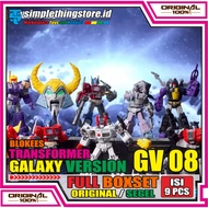 [Ready Full Set] Transformer GV 08Blokees Galaxy Version/ [1 Set Contains 9 Seals] Action Kit Model