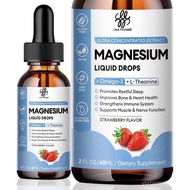 iMATCHME Magnesium Glycinate Liquid Drop with Citrate, Oxide and Taurate, Magnesium with Omega3, L-T