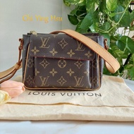 LV 路易威登 M51165 🎀現品實拍 🎀斜背款 豆腐包 viva Cite~二手品(不議價)