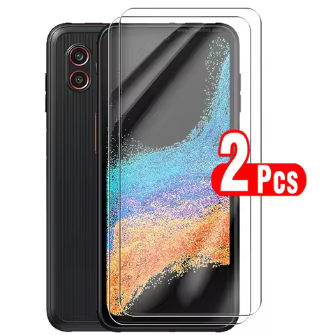 2pcs full cover screen protector tempered glass for Samsung Galaxy Xcover6 Pro smartphone protect fi