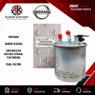 Nissan 16400-E560A Fuel Filter for Urvan E25 NV350 Xtrail T30 Diesel