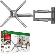 Barkan 76 cm Long Outdoor TV Wall Mount, 13-65 Inch Swivel/Tilt/Full Motion TV Mount, Holds up to 36