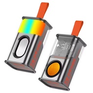 Speaker Bluetooth V8 Extra Bass Dual Light RGB Transparan / Music Box Nirkabel Stereo Super Bass