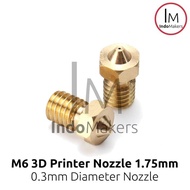3D Printer Nozzle E3D V6 0.3 nozzle, 1.75 Filament Diameter