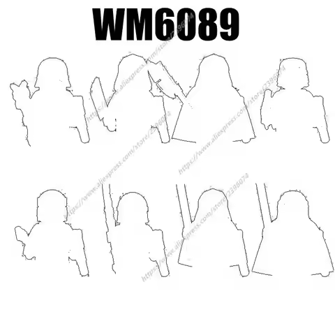 WM6089 Action Figures Movie accessories Building Blocks Bricks toys WM955 WM956 WM957 WM958 WM959 WM