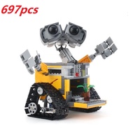 🚚ส่งภายใน24ชม🚚หุ่นยนต์ Wall-E WALL-E ใช้งานร่วมกับเลโก้ 1:1 อาคาร (687 ชิ้น) building block ประกอบขอ