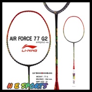 LI-NING AIR FORCE 77 G2 BADMINTON RACKETS BLACK/RED Rm279