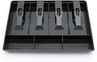 Cash Register Drawer Insert Tray- Cash Money Tray,Portable Currency Till Replacement Money Organizer