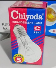 Chiyoda  g40  hyper 10w 15w 25w 40w 60w 75w 100w  lampu pijar chiyoda lampu ayam lampu penghangat la