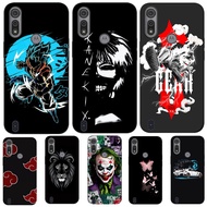 For Motorola Moto E6S E6i Case Phone Cover Protective Soft Silicone Black Tpu Case Classic Anime