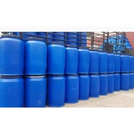Blue plastic drum 200 liters