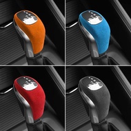 Made of Alcantara For BMW X1 F48 F49 1er F20 F21 2er F22 Gear Shift Knob Boot Cover Trim Sticker Car