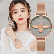 【熱賣】Olivia Burton正品歐美防水錶石英3D小蜜蜂OB手錶女時尚新腕錶   品質保證