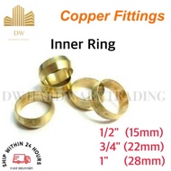 🔥Ready Stock🔥Copper Pipe Fitting Inner Ring / Water Pipe Fitting ( 15mm / 22mm / 28mm )