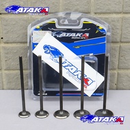 ATAKA RACING VALVE 1pcs 4.5mm 100mm Universal valve head IN EX 19 20 21 22 23 24 25 26 27 28 29 30 m