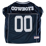 NFL Dallas Cowboys Dog Jersey, Size: Small. Best Football Jersey Costume for Dogs & Cats. Licensed J