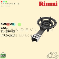 RINAI Kompor Gas Mawar 1 Tungku Seri Komersil Turbo - TL-289-RI